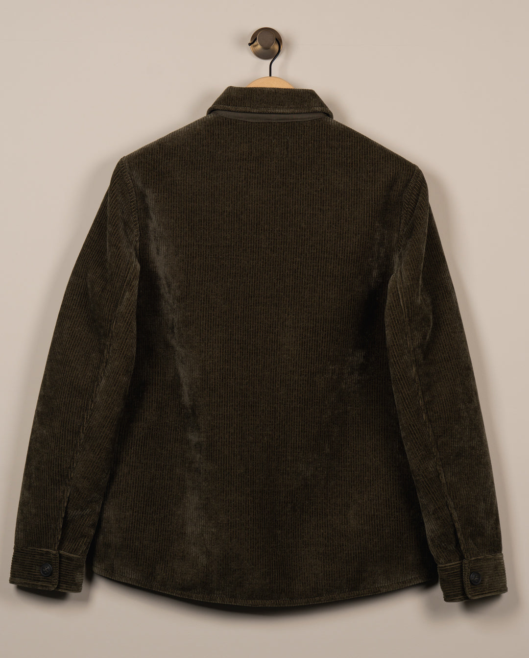 Landeck overshirt i kordfløyel - Oliven