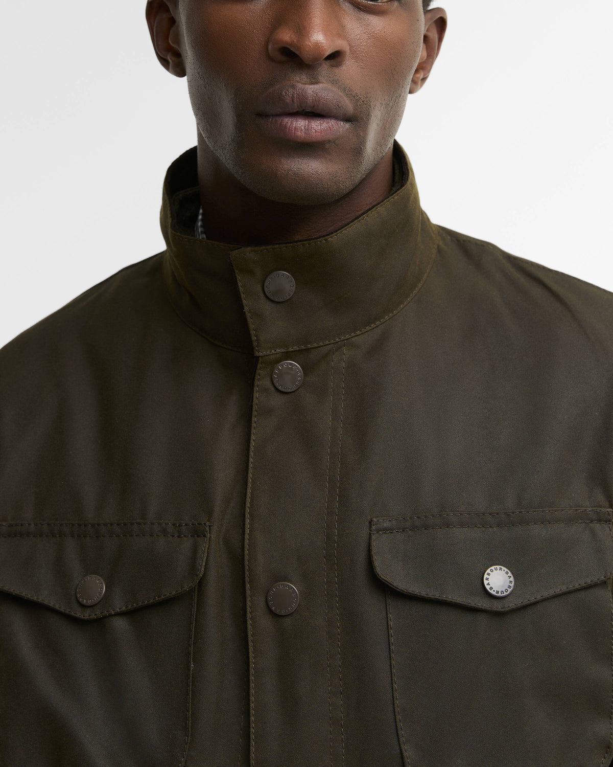 Ogston Waxed jacket - Oliven