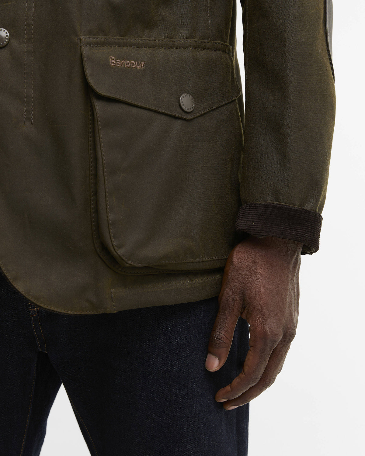 Ogston Waxed jacket - Oliven