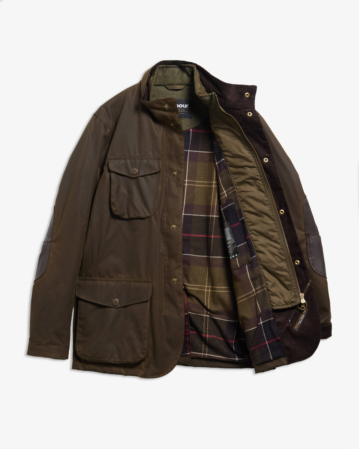 Ogston Waxed jacket - Oliven