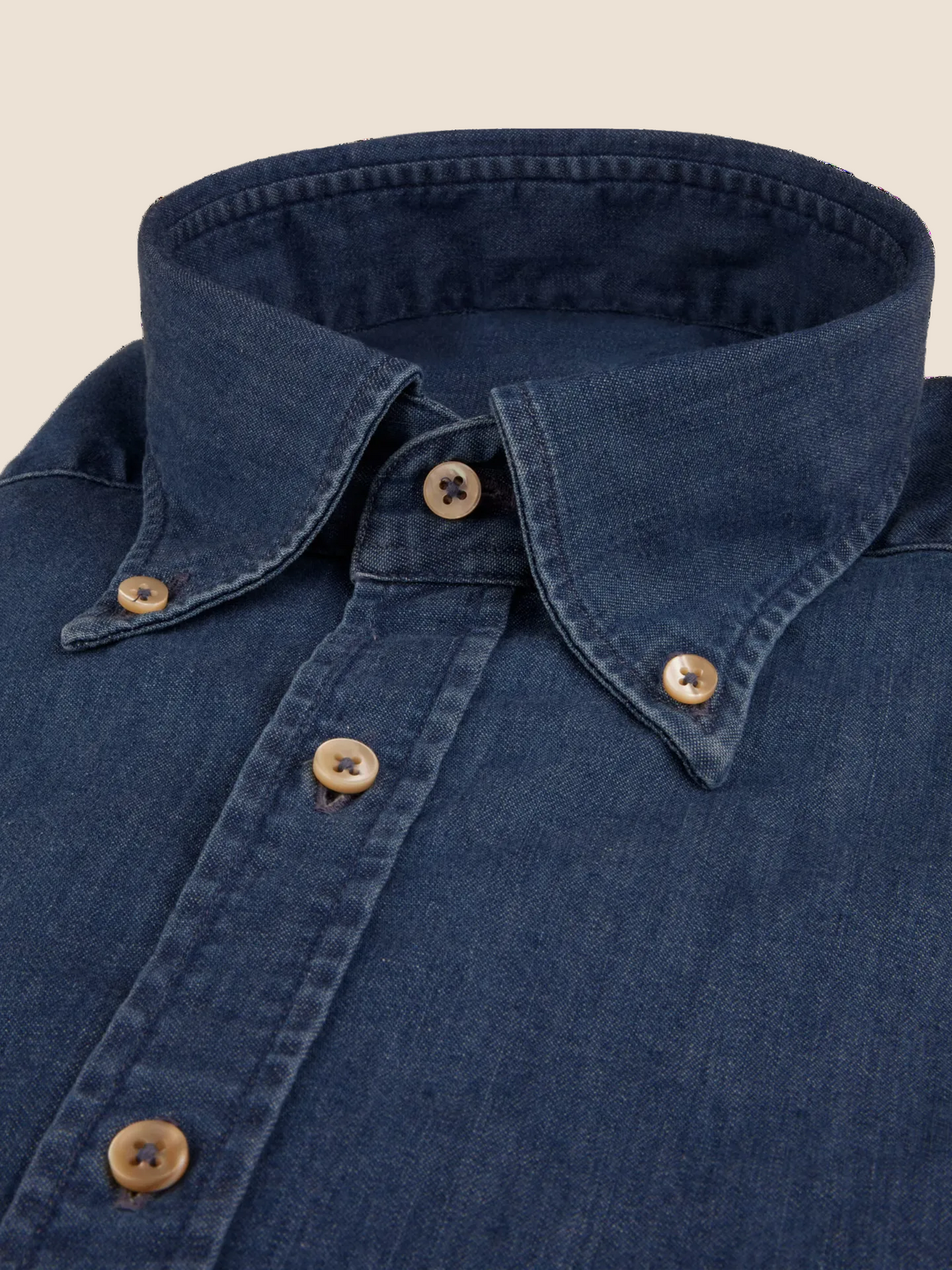Denim Skjorte Regular - Blå