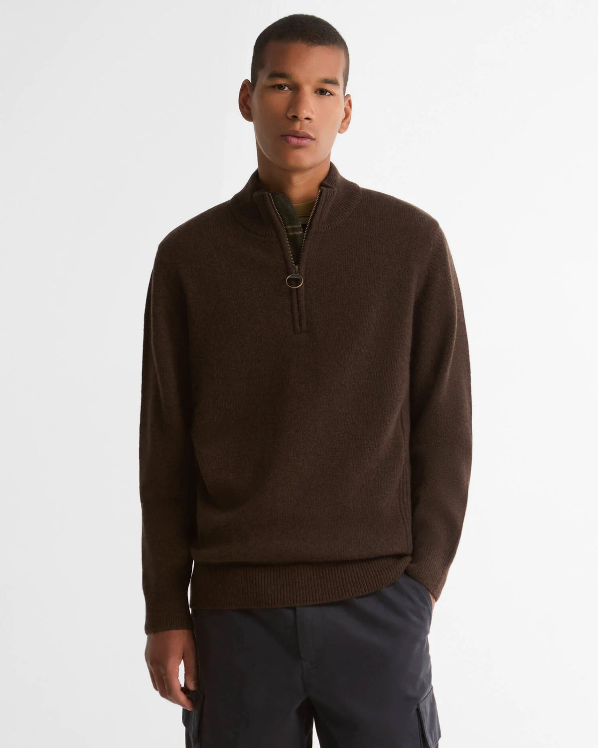 Half Zip - Brun