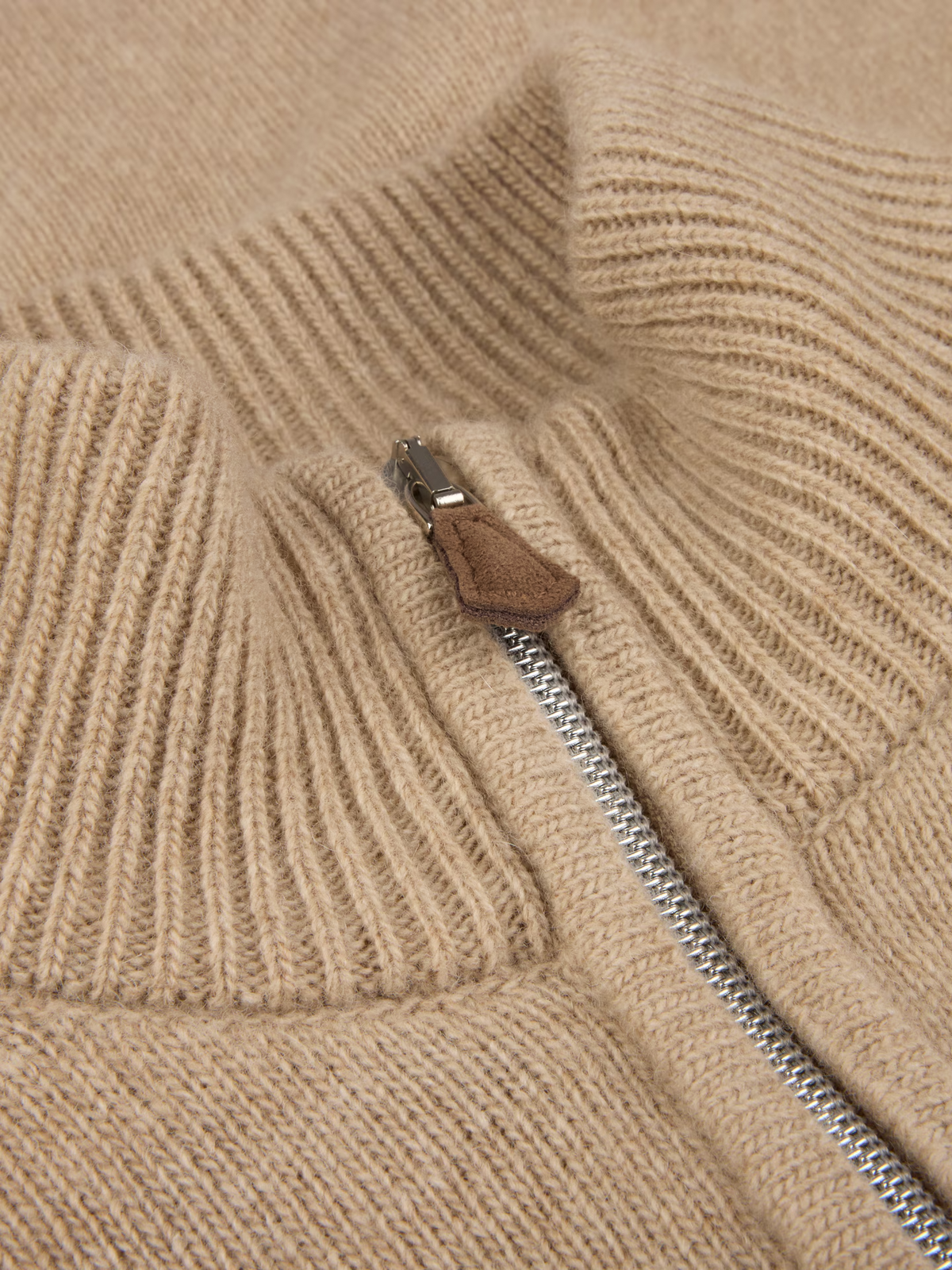 Merino Half-Zip - Beige