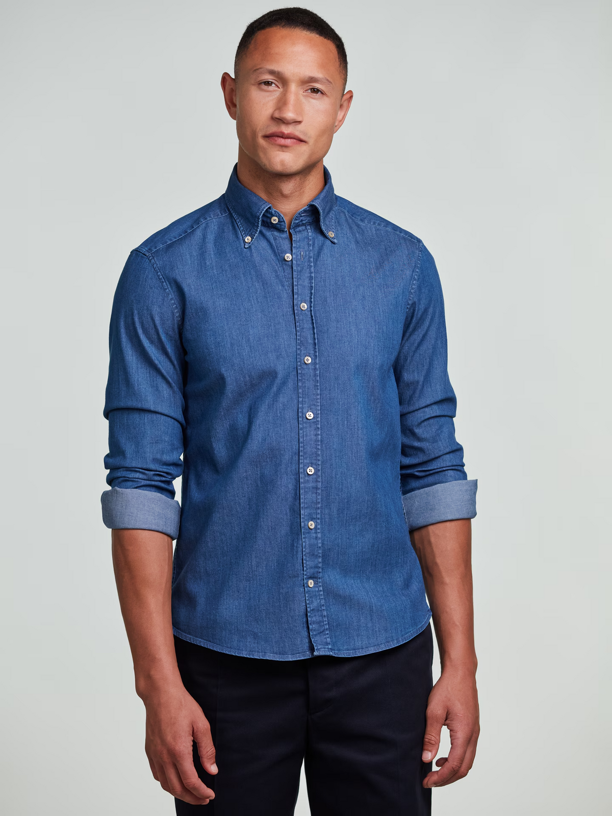 Denim Skjorte Regular - Blå