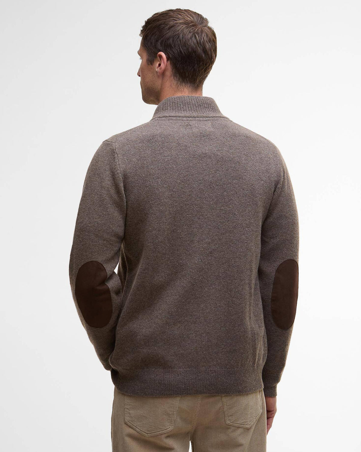 Patch Zip Thourgh - Mørk Beige