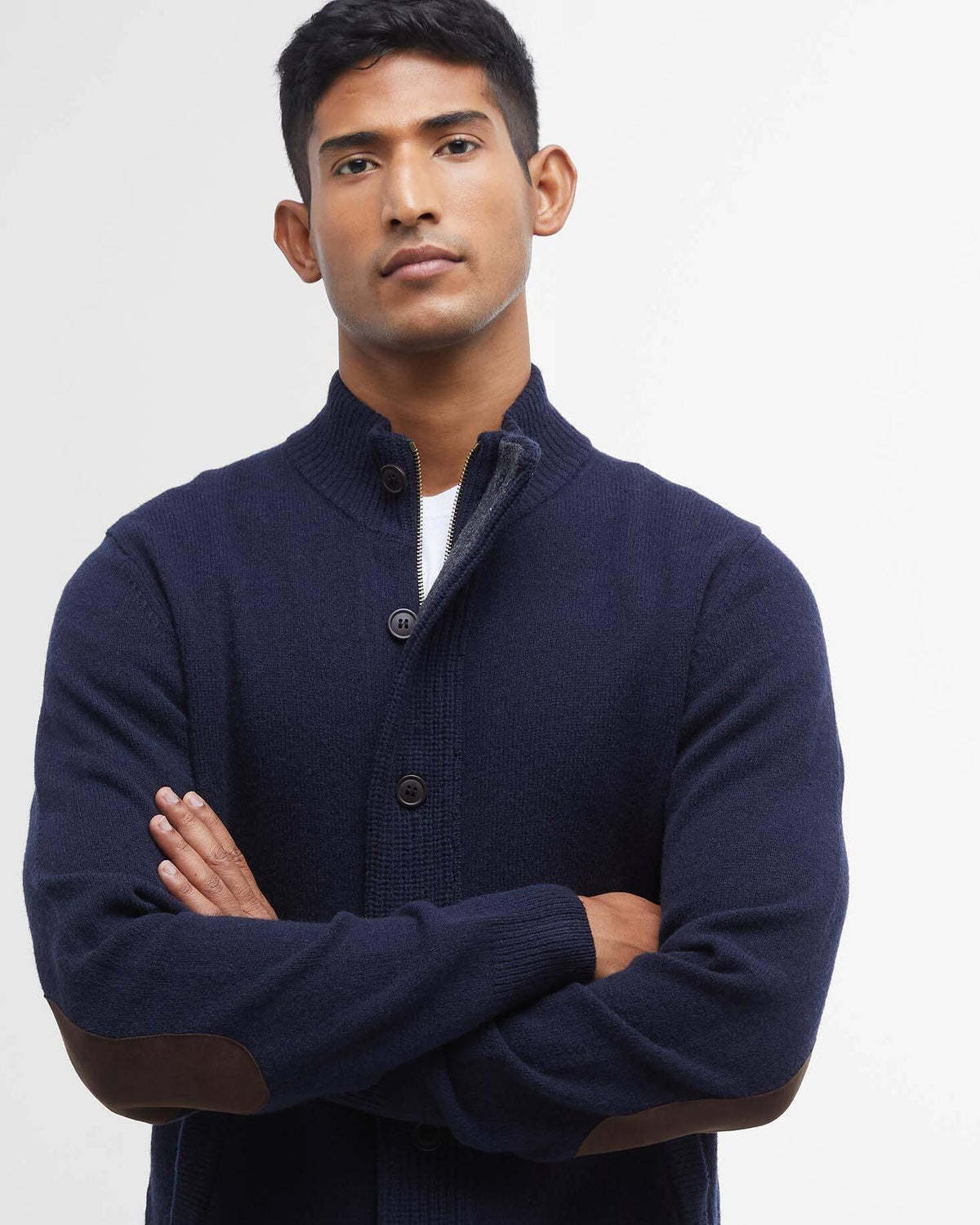 Patch Zip Thourgh - Navy