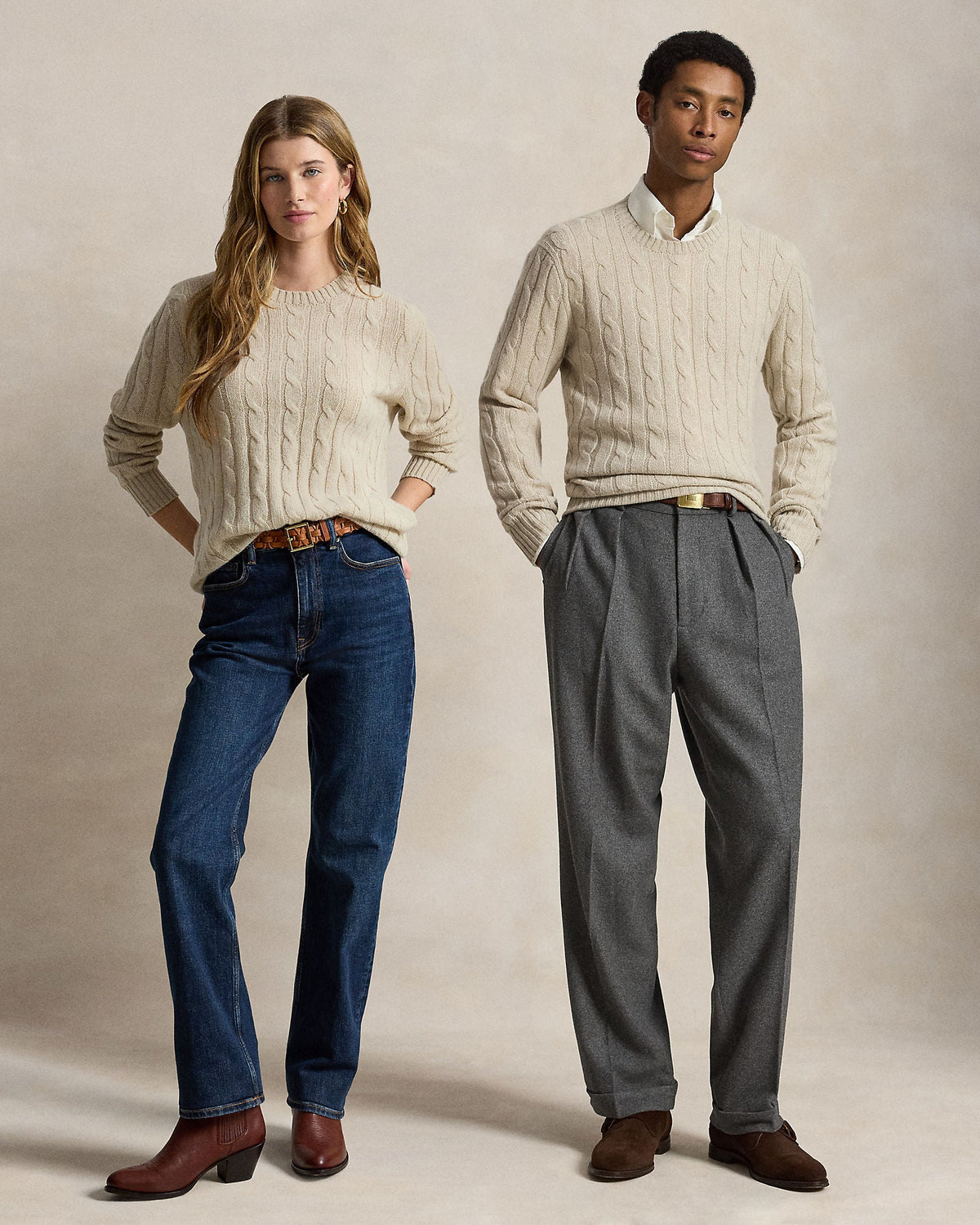 Cable Knit - Beige
