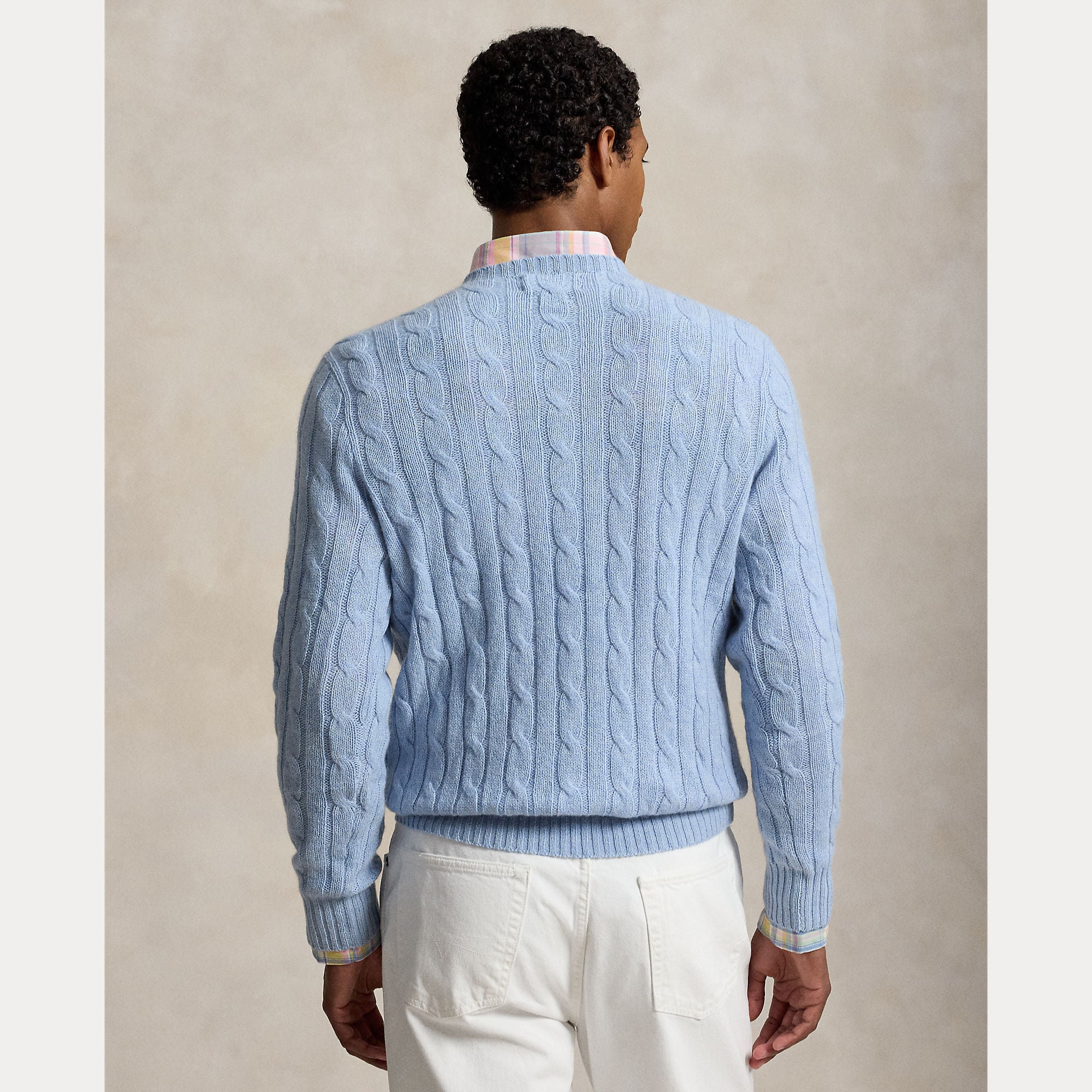 Cable Knit - lys blå