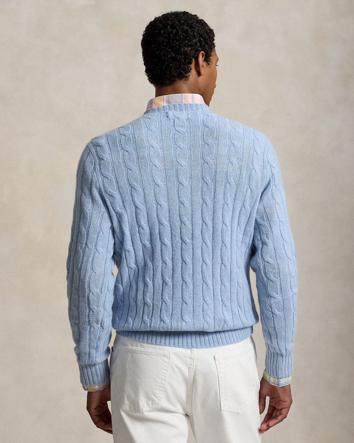 Cable Knit - lys blå