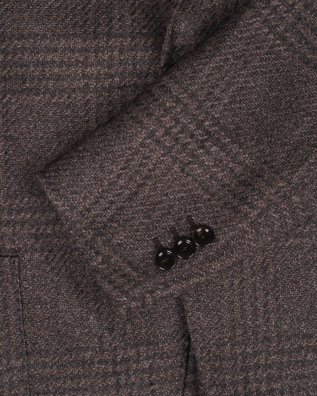 Rutet Blazer Jakke - Brun