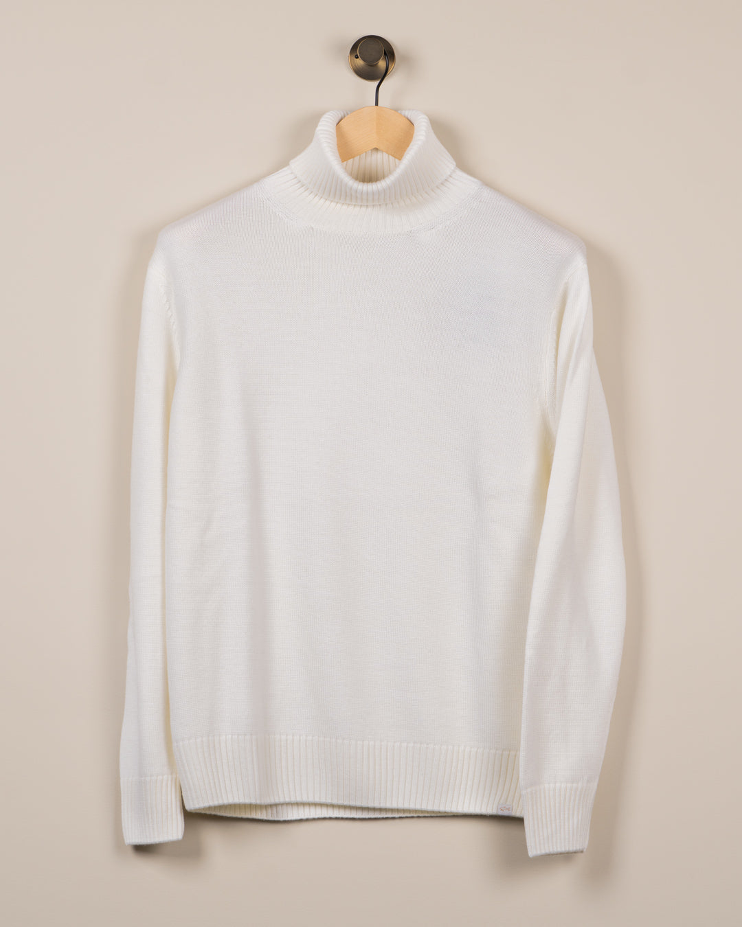 Høyhalset Genser - Off White