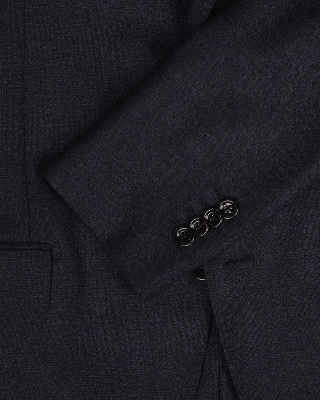 Rutet Navy Dress