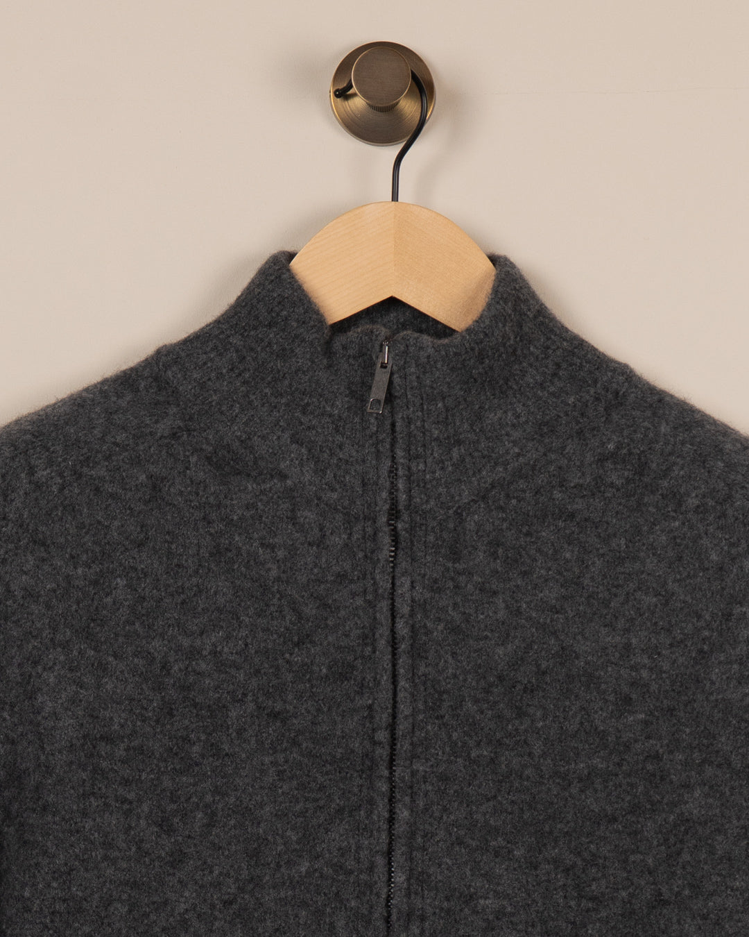 Zull-Zip Cardigan - Grå