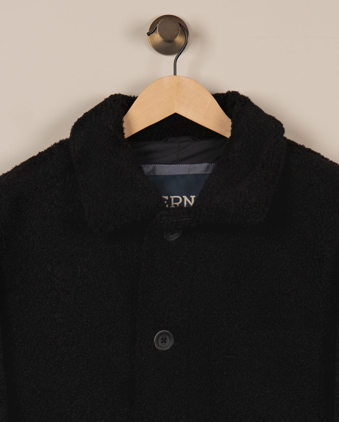 Overshirt Teddy - Sort