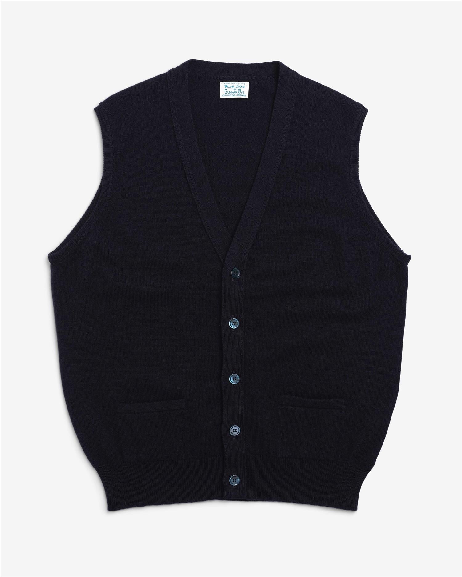 Vest - Navy-William Lockie-www.gunnaroye.no