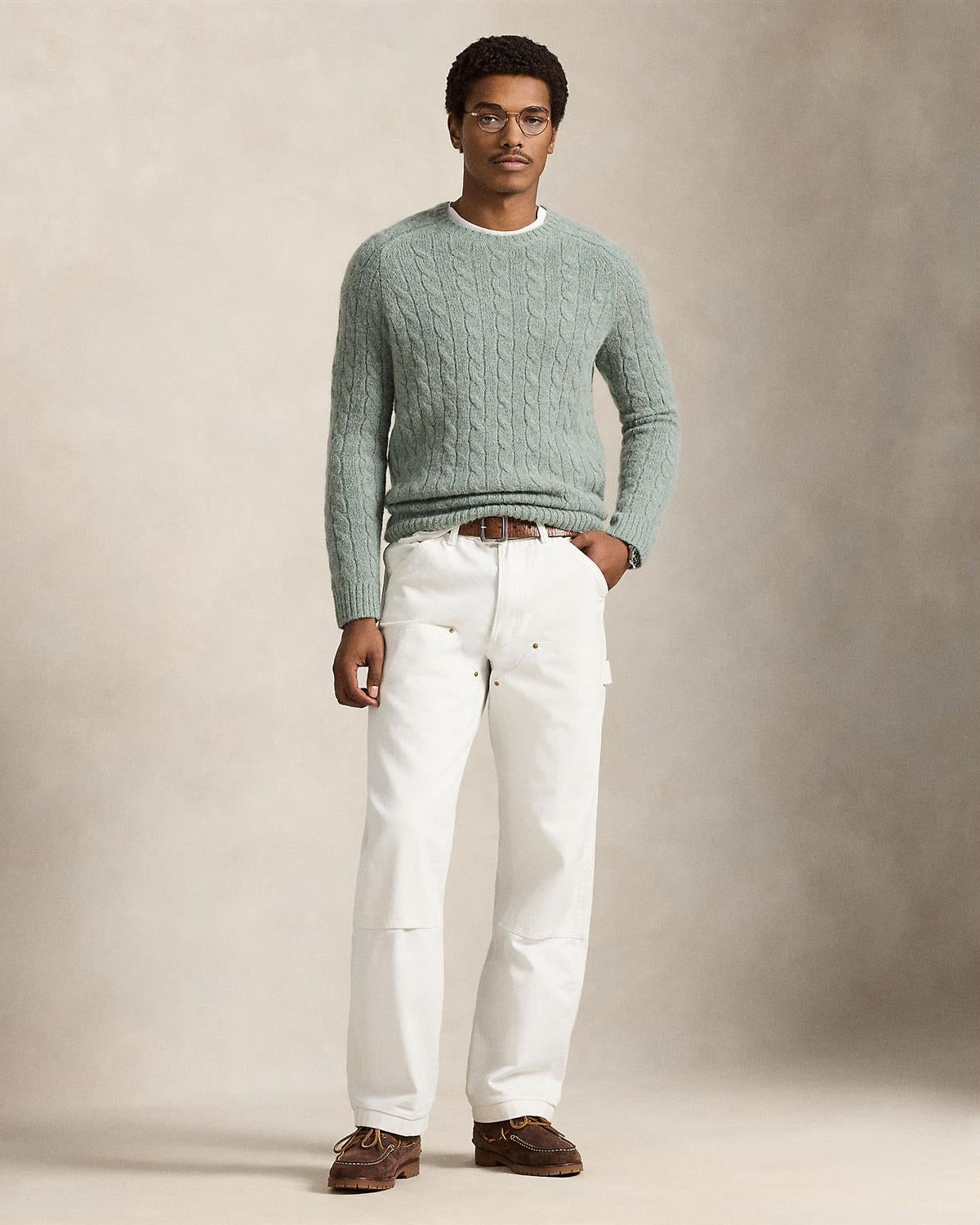 Flette Genser Alpaca Blend - Grønn