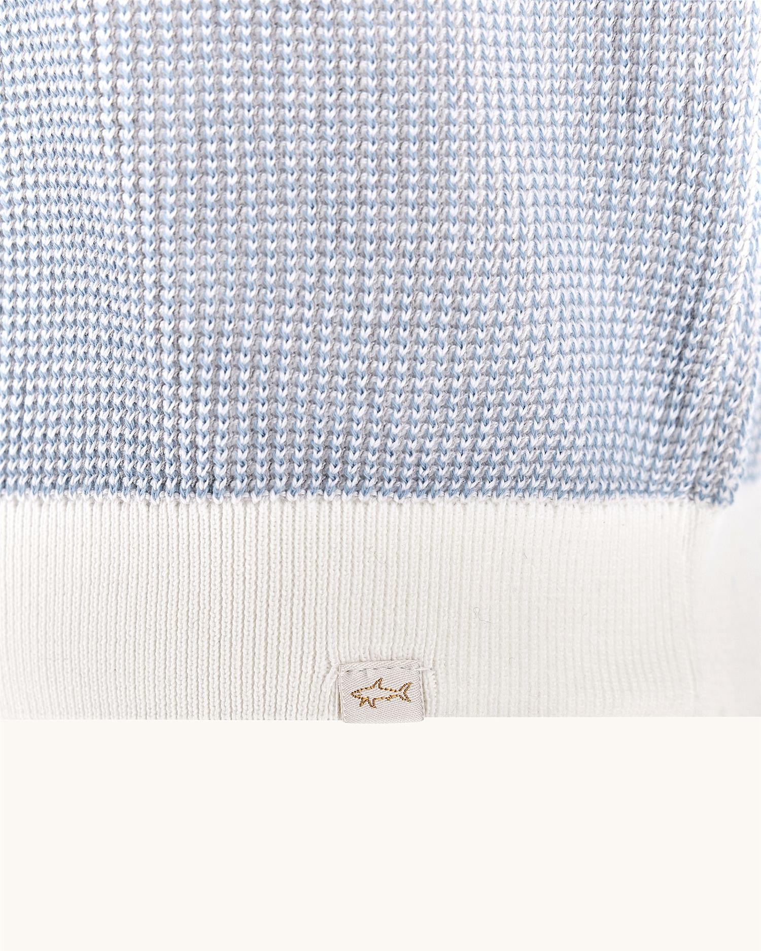 Polo Skjorte Bomull - Lys blå