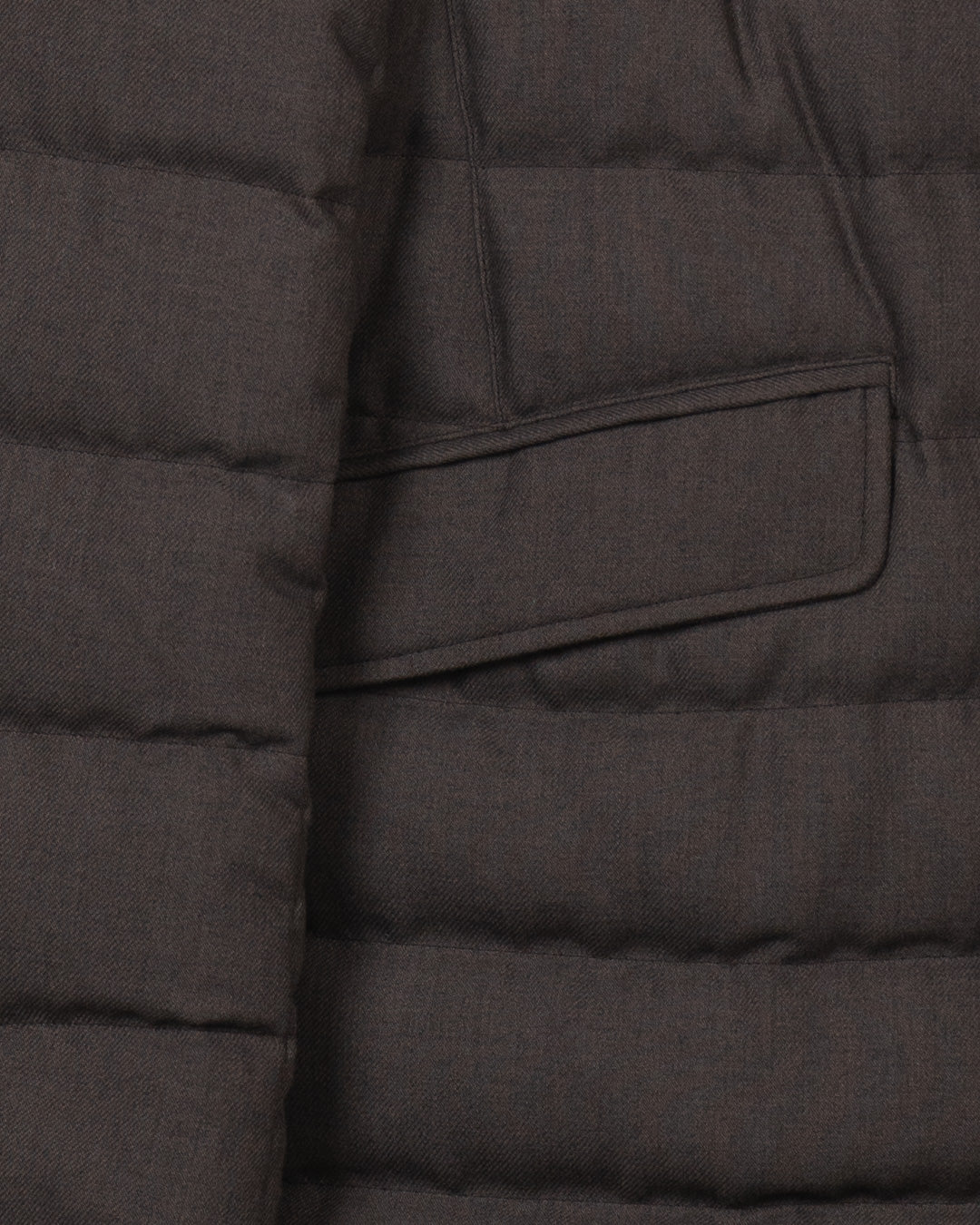 Wool-Blend & Suede Effect Blazer - Grå