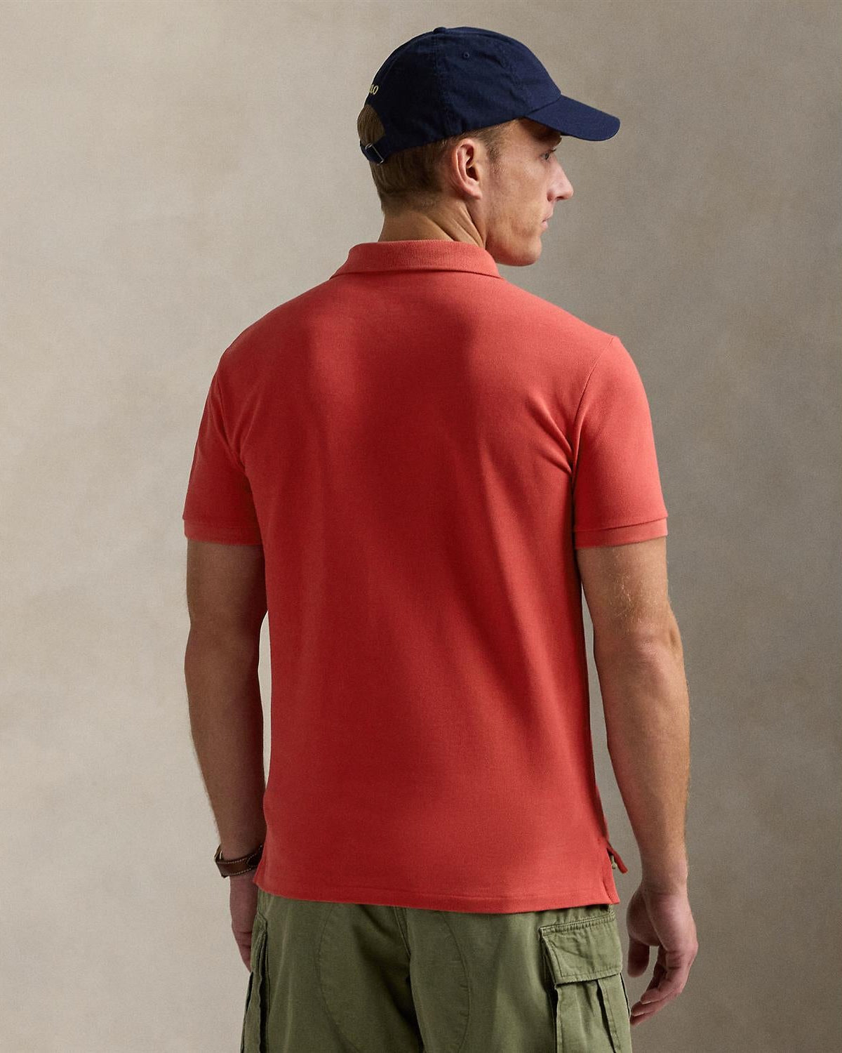 Custom Slim Fit Polo Rød