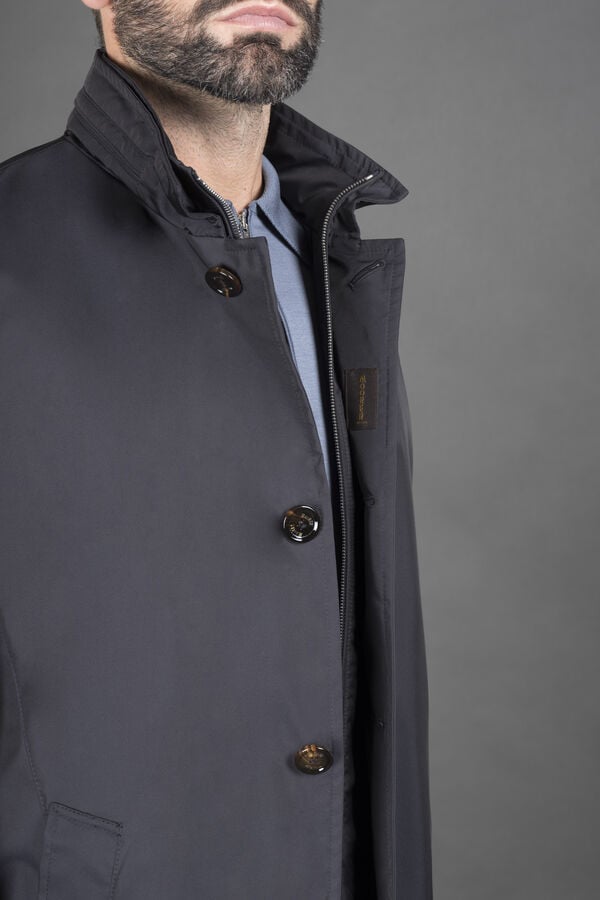 Lang Ytterjakke - Blå