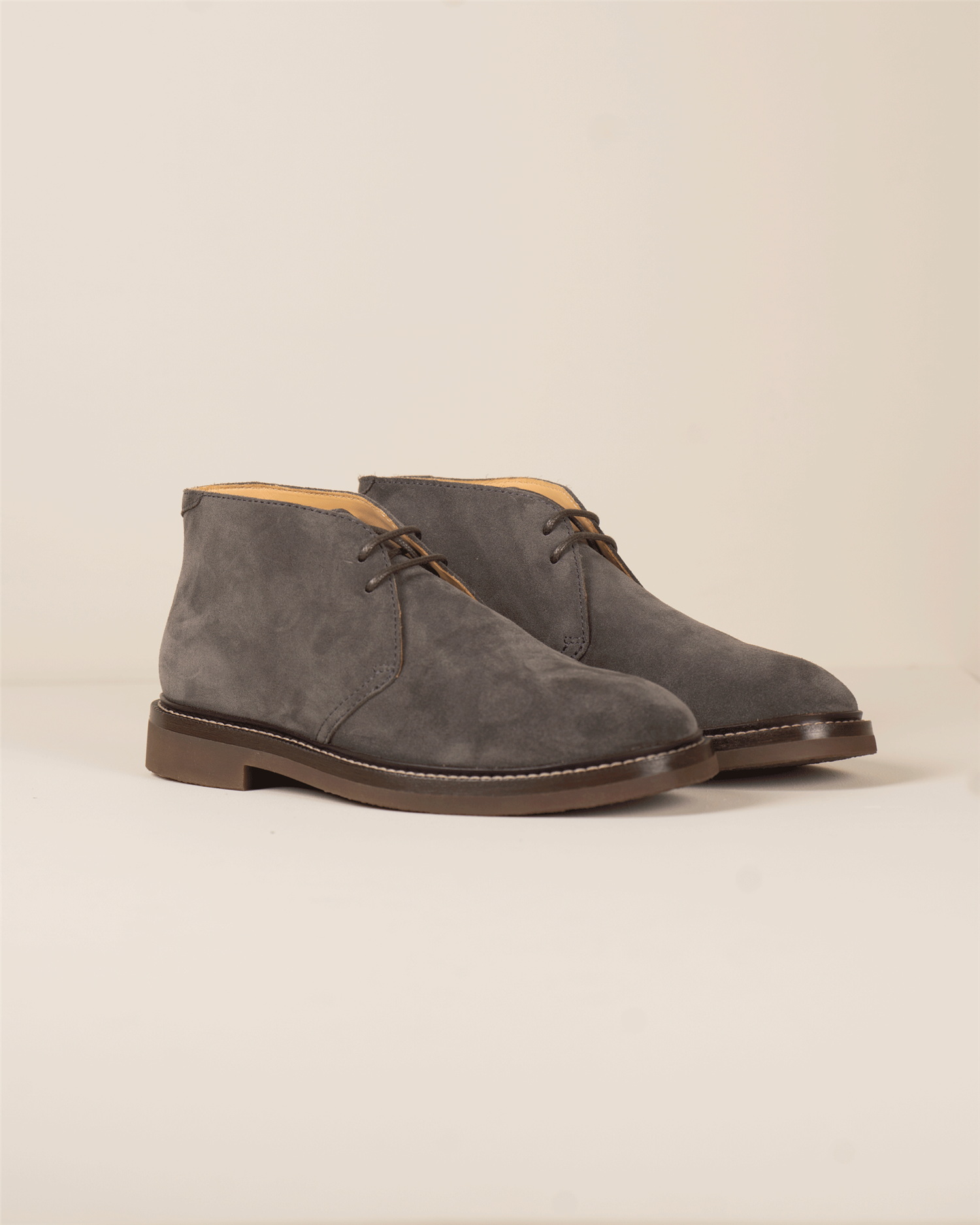 Sko M/Lisser - Lys brun