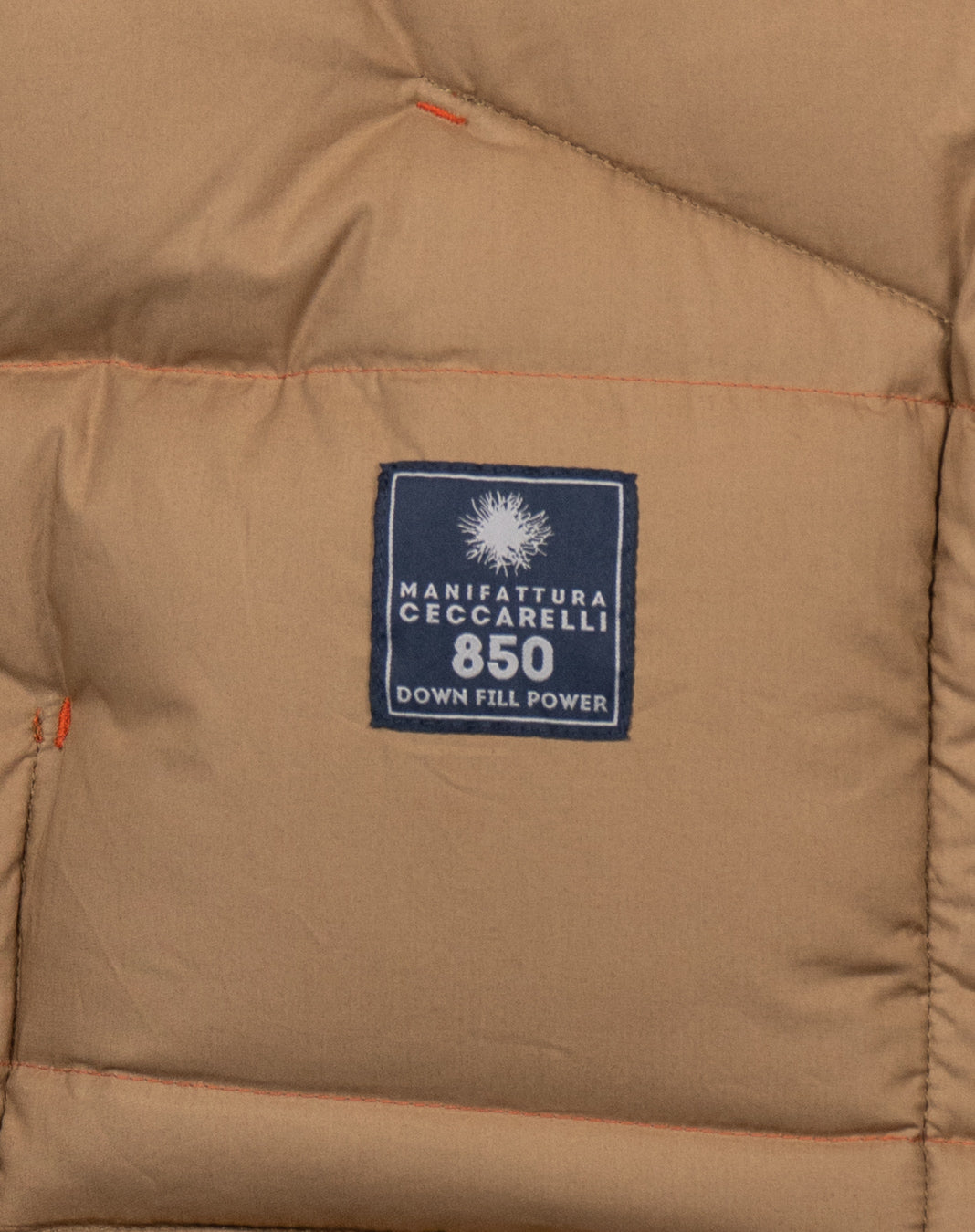 New Goose Down Vest - Orange