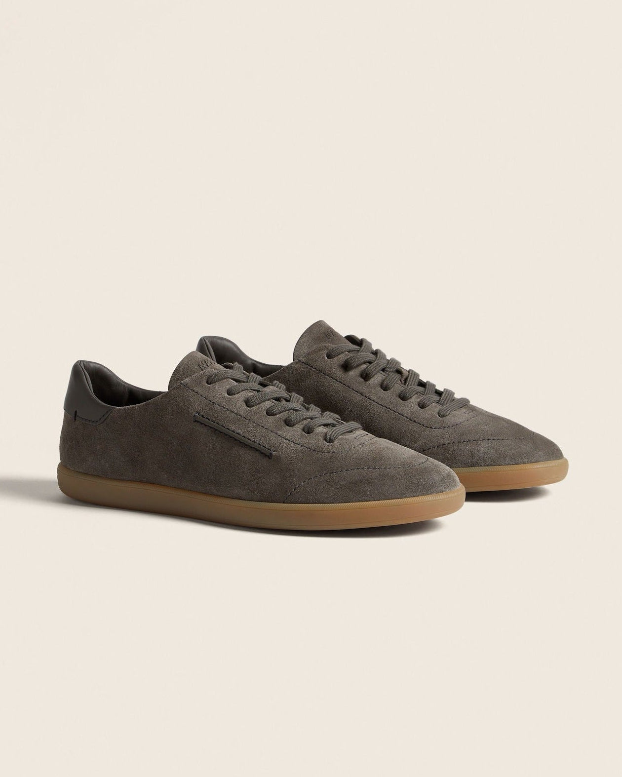 Low Top Sneakers - Mørk Taupe