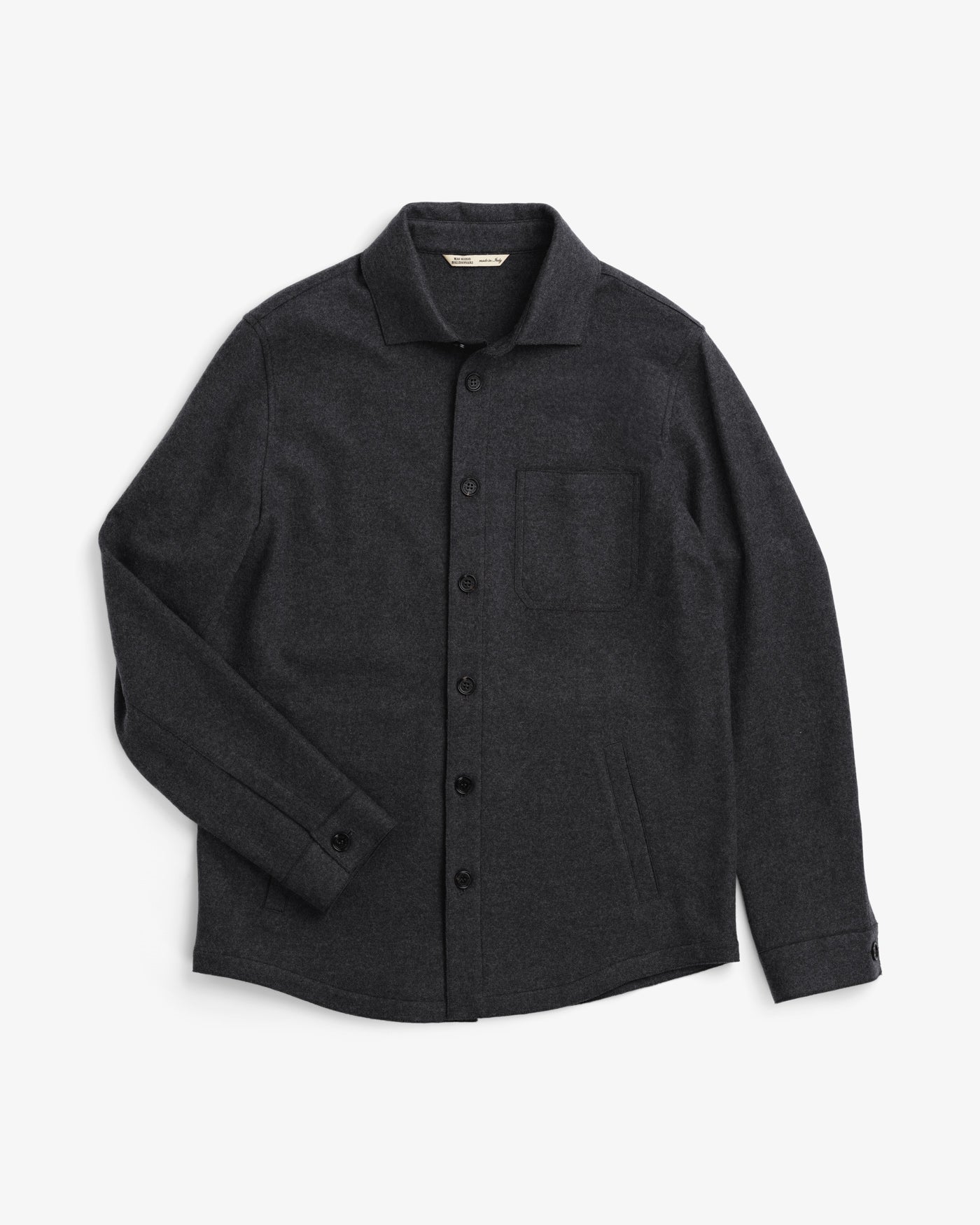 Overshirt - Mørkegrå-Maurizio Baldassari-www.gunnaroye.no