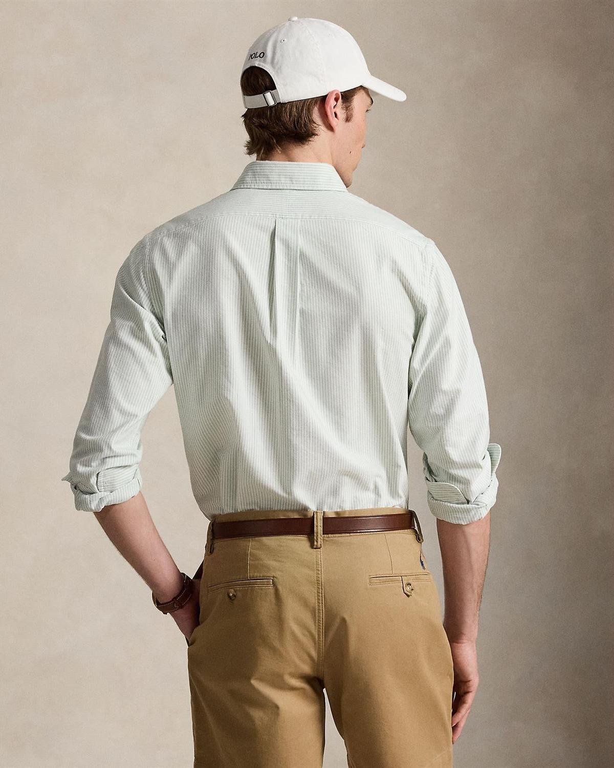 Classic Oxford Stripet - Mynte
