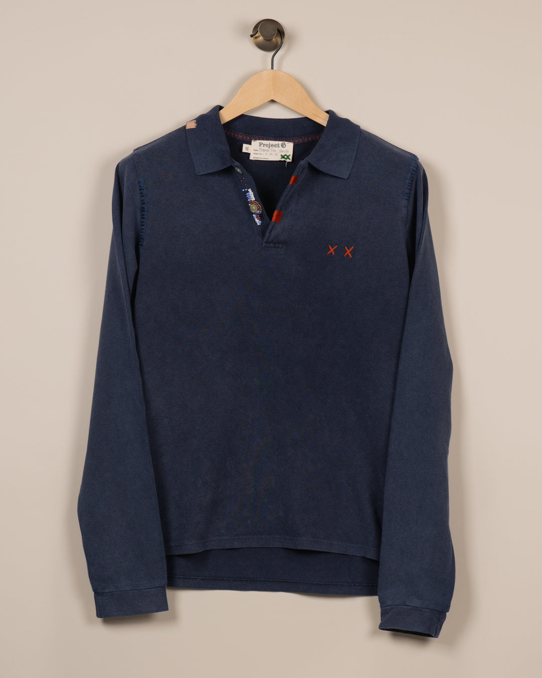 Gipsy Langermet Polo  - Navy