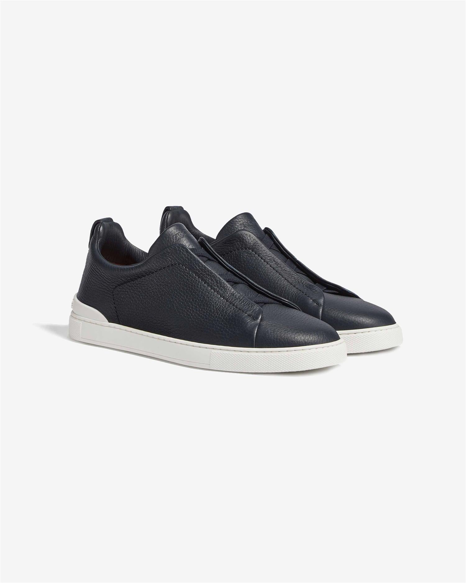 Triple Stitch Low Top-Zegna-www.gunnaroye.no