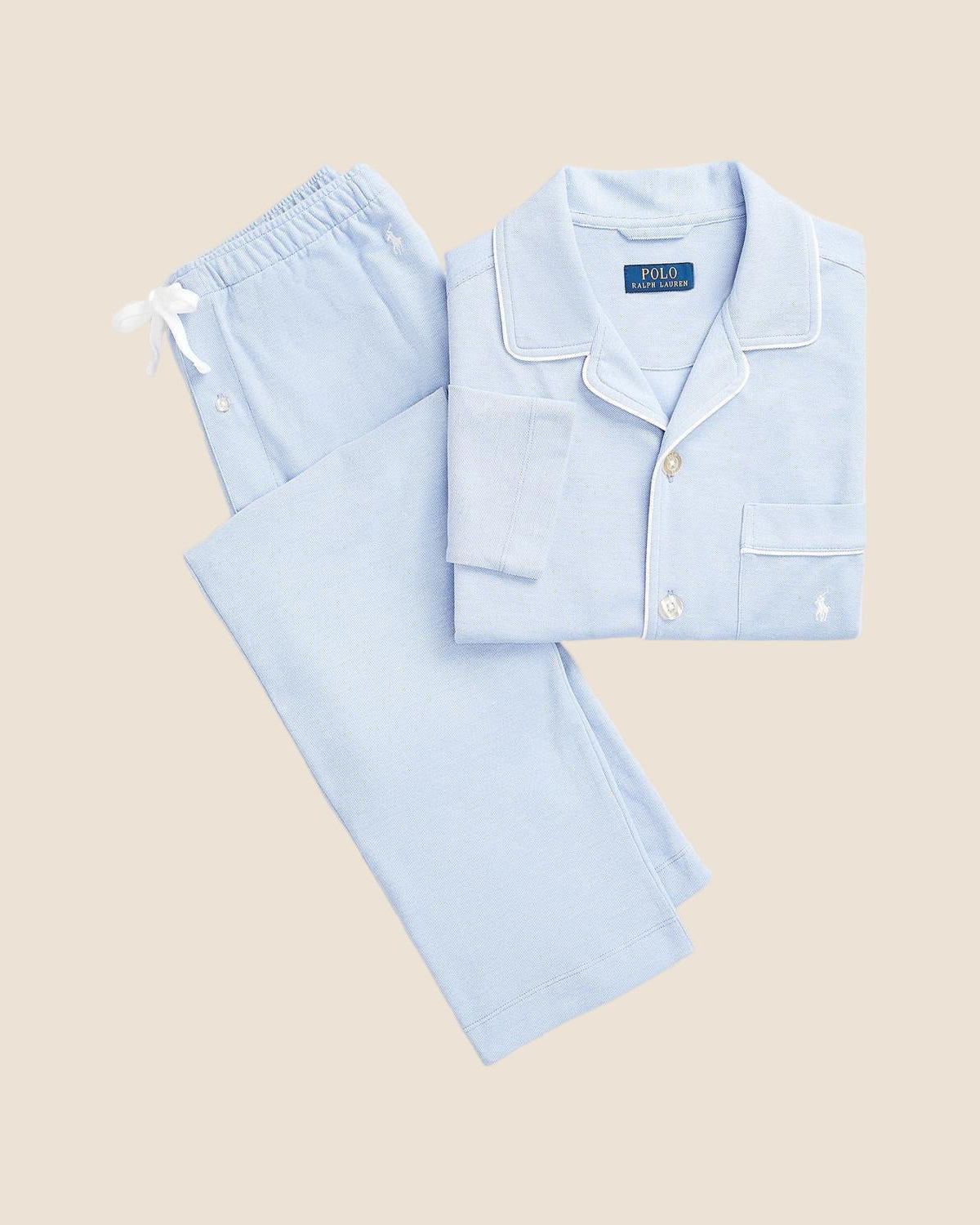 Poplin Pyjamas - Lys blå