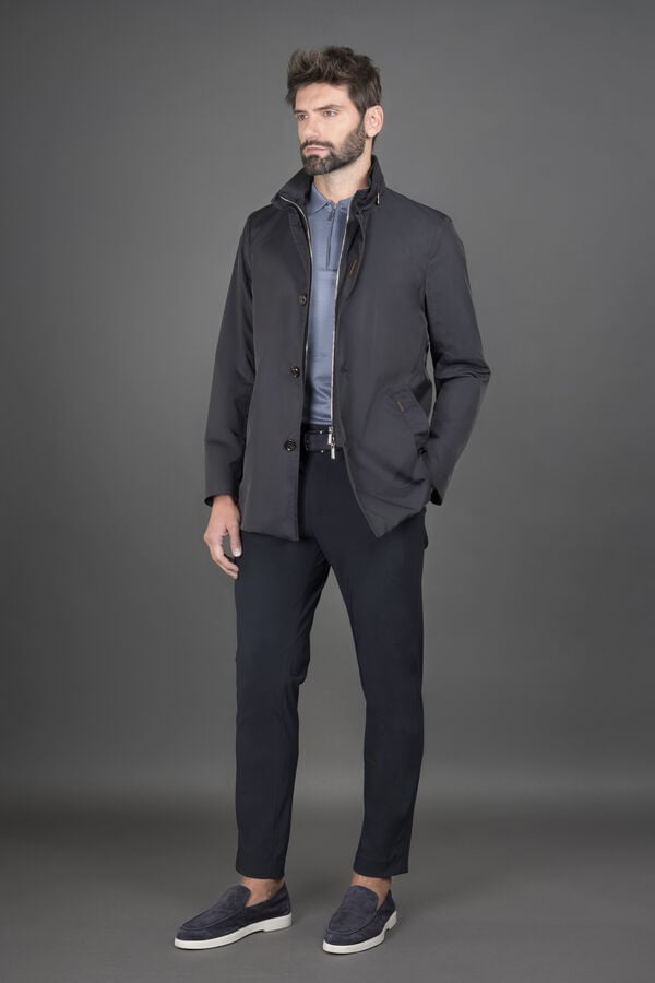 Lang Ytterjakke - Blå