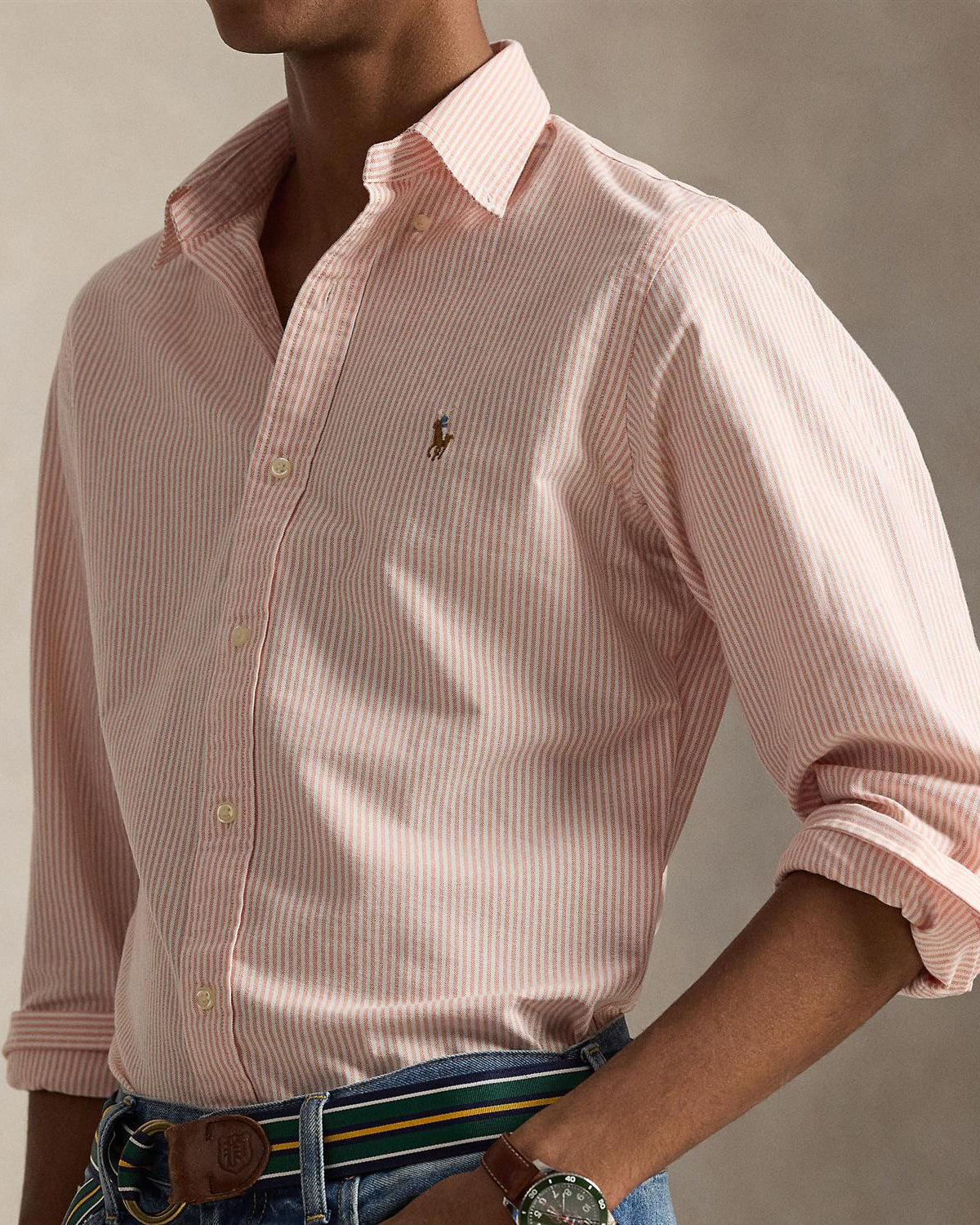 Classic Oxford Stripet - Orange