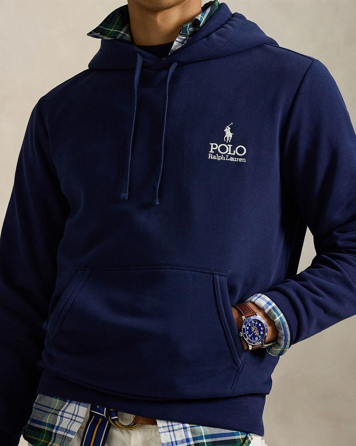 Hoodie M/Logo - Navy
