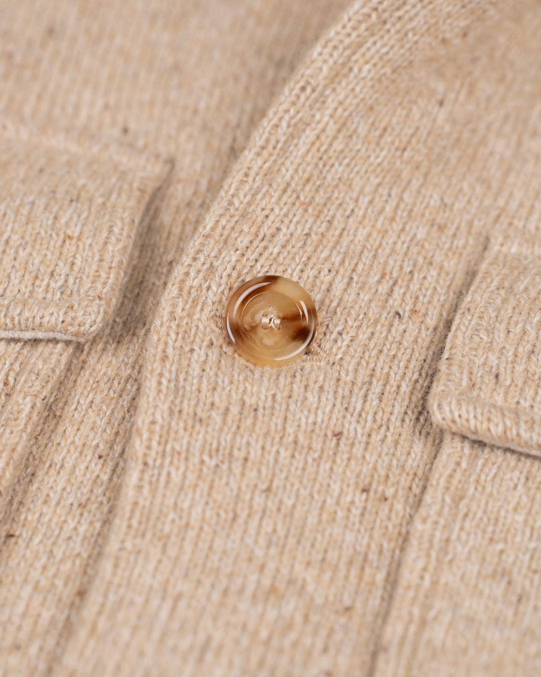 Knit overshirt - Beige