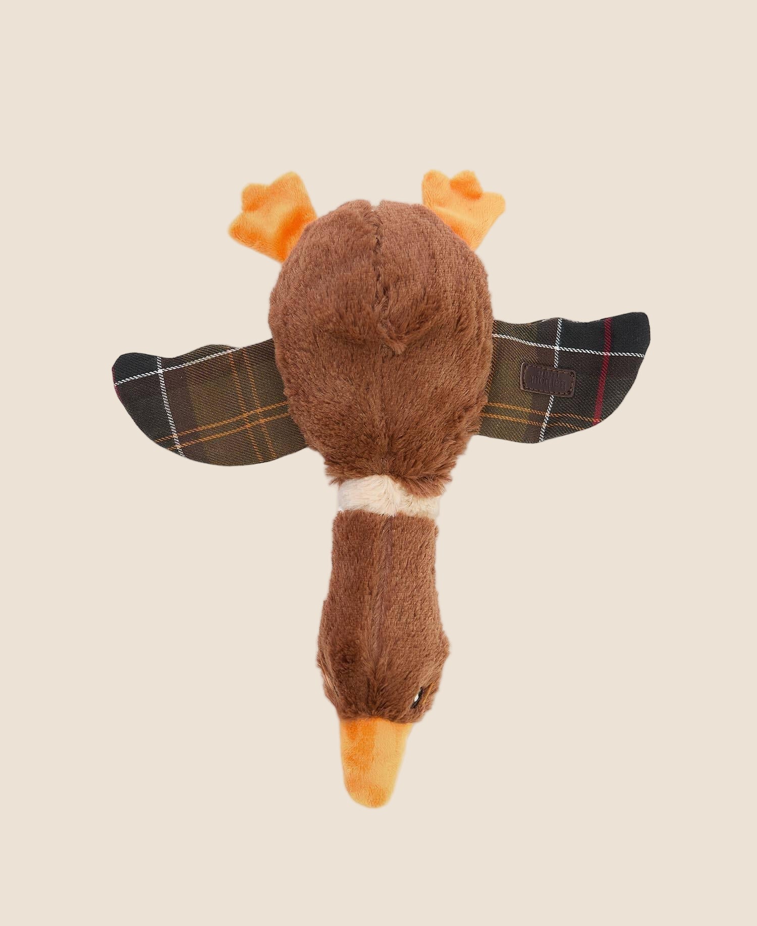 En hundeleke v en an. Med barbour sine klassiske detaljer som tartan mønster