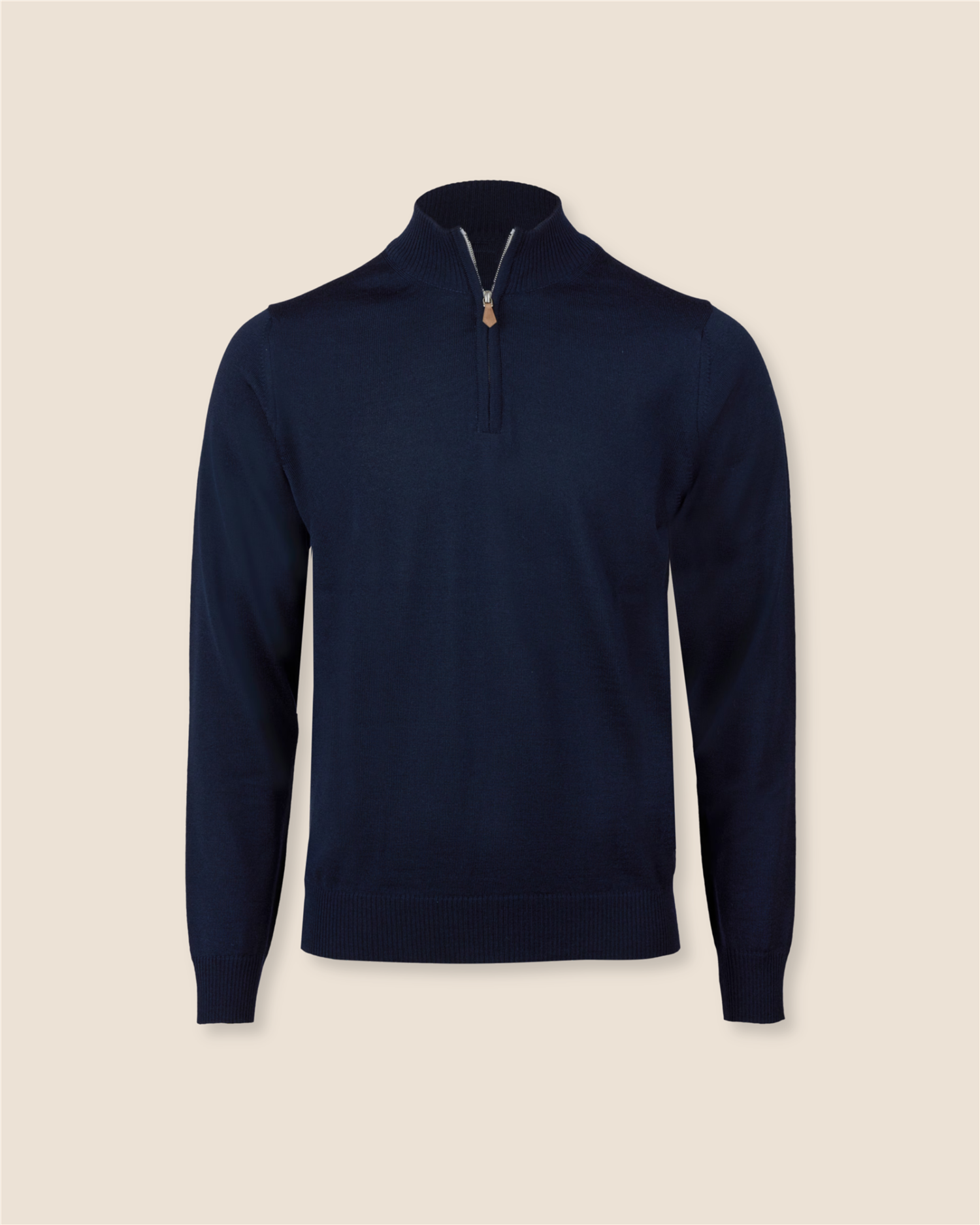 Half-Zip Merino - Navy