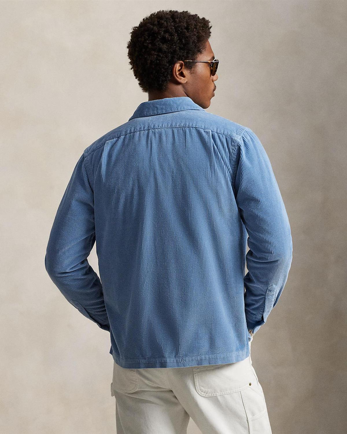 Cord Skjorte - Mellomblå