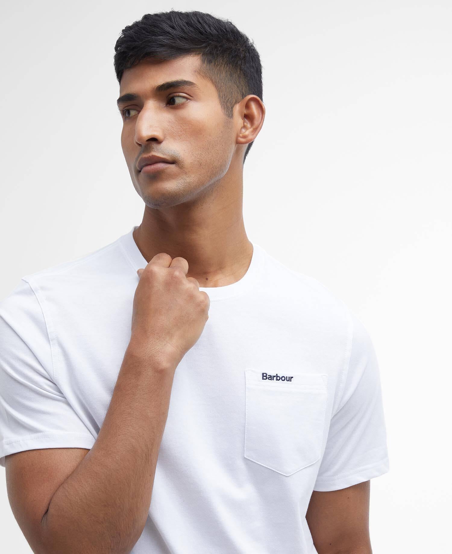 Langdon Pocket T-Shirt - Hvit