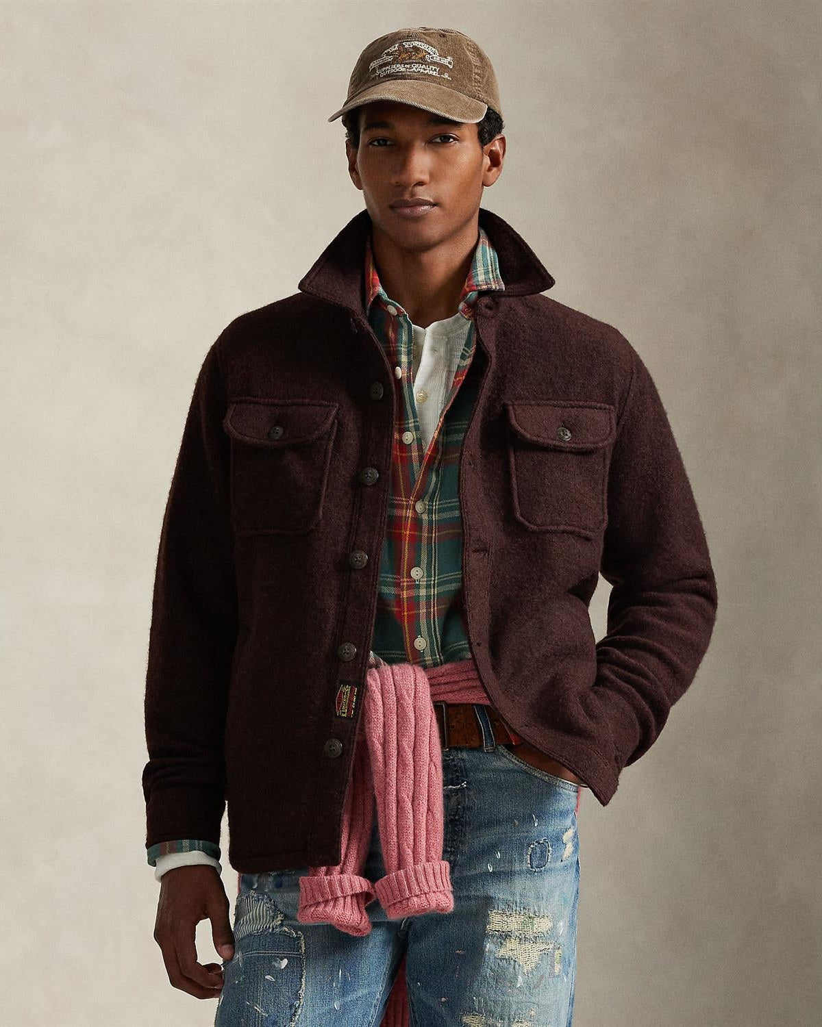 Overshirt Ull - Rust