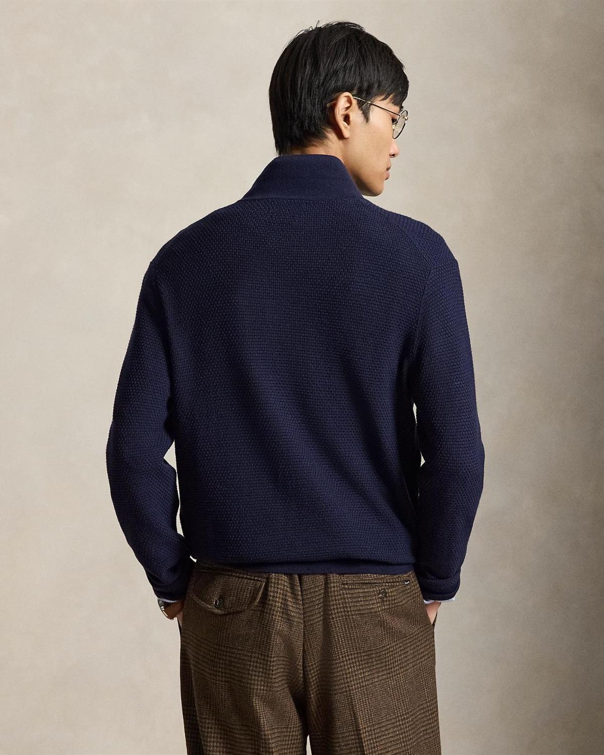 Skjortegenser Merino - Navy