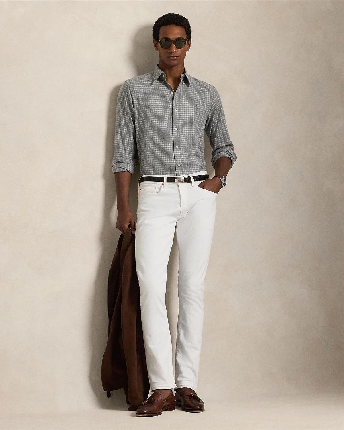 Rutet Skjorte - Grå