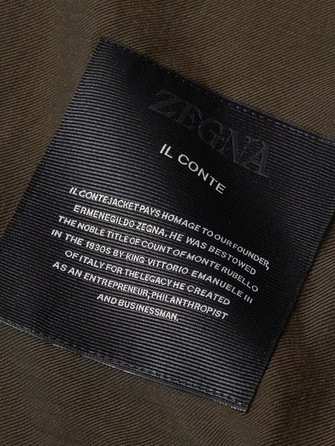 Olive Green Multimélange Oasi Cashmere Il Conte Jacket