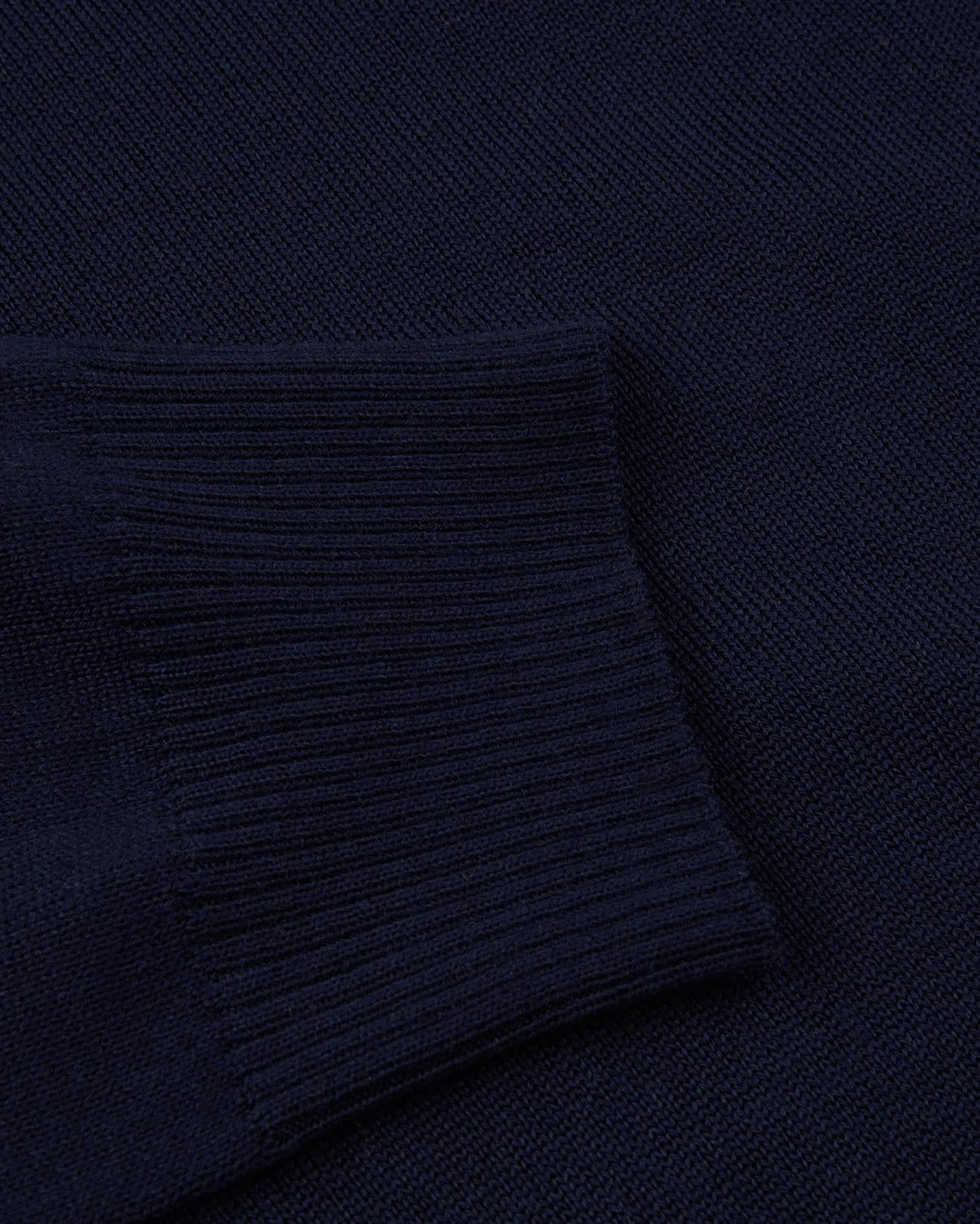 Merino Half Zip - Navy