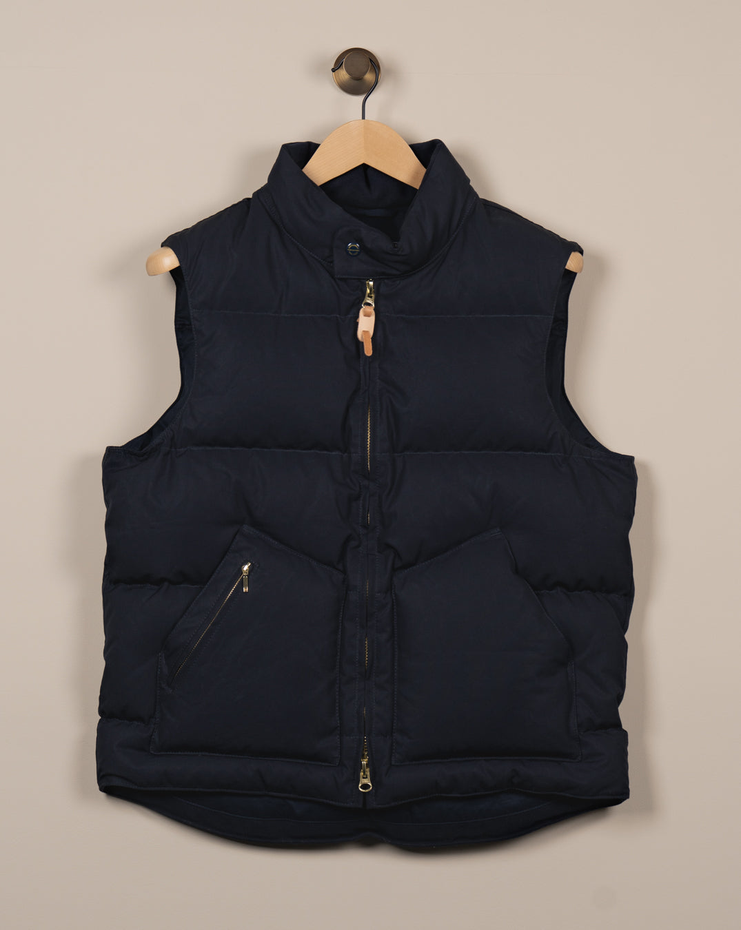 New Goose Down Vest - Navy