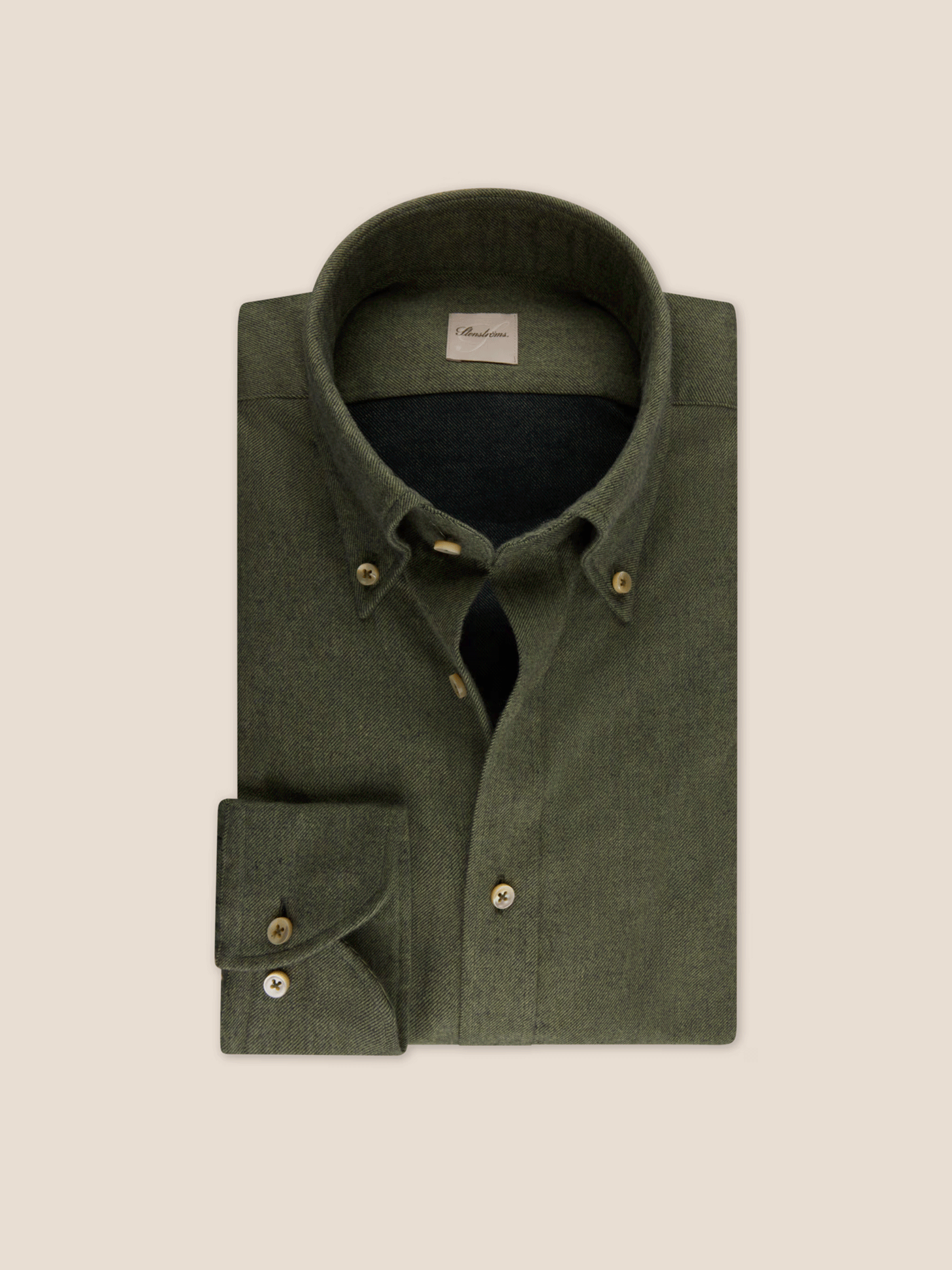 Regular Flanell Skjorte - Grønn