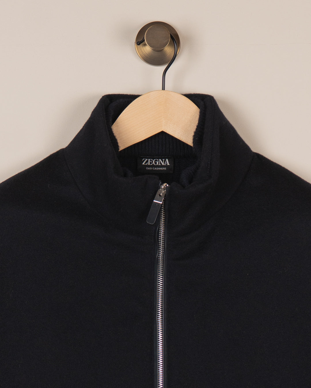 Oasi Cashmere Bomber Jacket - Navy