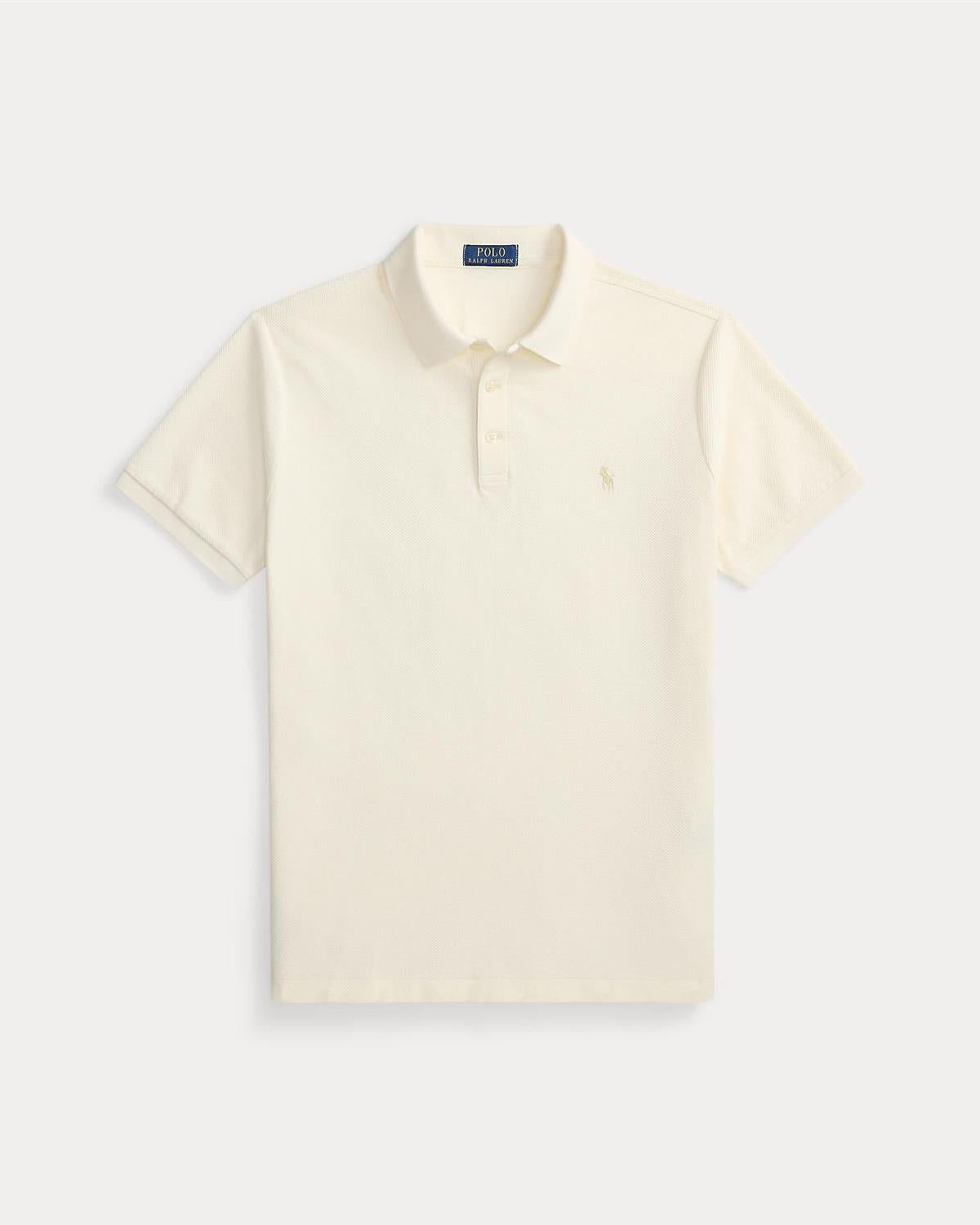 Polo Genser honeycombstruktur - Krem