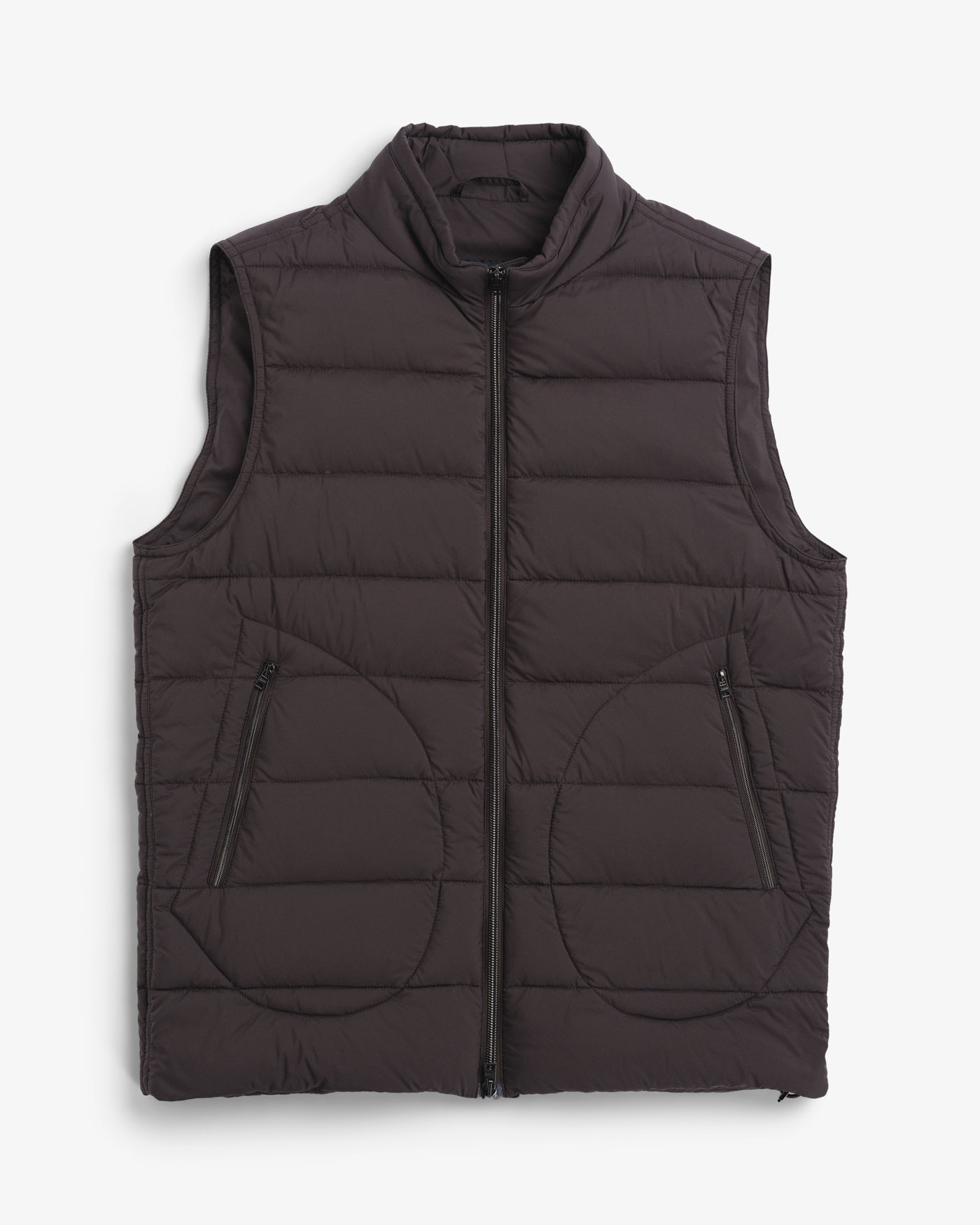 Vest - Mørkebrun-Herno-www.gunnaroye.no